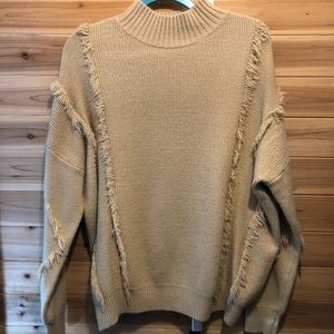 Brand New - NEVER worn - Tan Sweater - Size Medium
